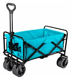 Exterior, playa y ocio: Carro Plegable Playa y Camping Kol Outdoor 150L Carga Máxima 100 Kg