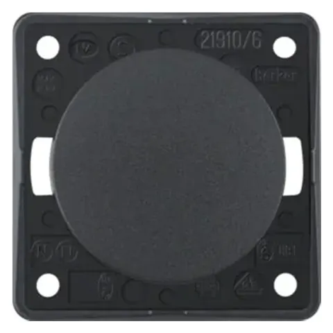 Berker integro interruptor de cruce empotrado – antracita