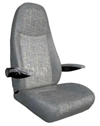 Asiento piloto 748 izquierda (lado del conductor) gris