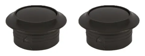 Push-lock botones de color negro
