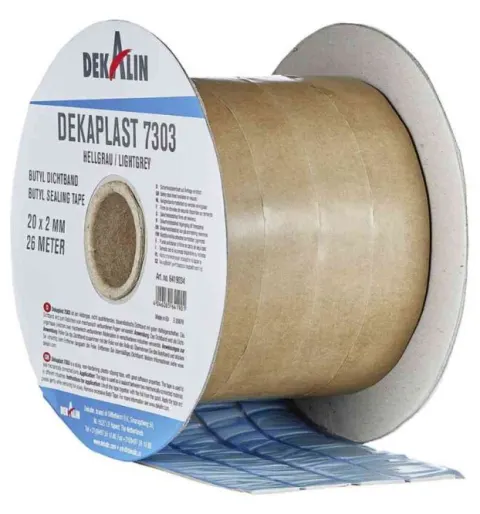 Cinta de butilo Dekalin 7303 26 metros (20x2mm) gris