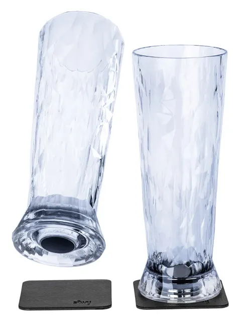 Silwy vasos de cerveza magnéticos de plástico
