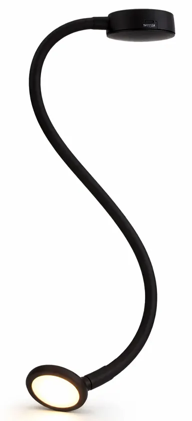 Foco LED flexible de silicona y puerto USB