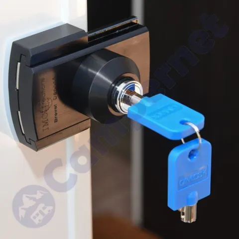 kit 1585B cierre puerta principal + 2 maletero BLACK