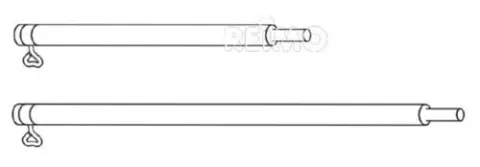 Acero De Varilla De Extensión 0.5m, Ø25 X 1.0 Mm 2st