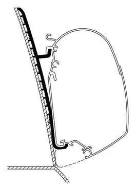 Adaptador De Toldo Para Techo Alto Omnistor
