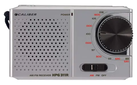 Caliber HPG311R radio FM portátil