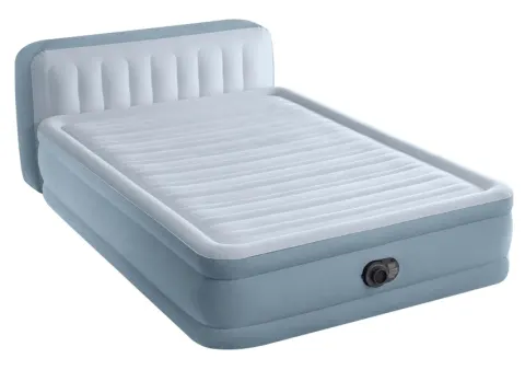 Colchón hinchable doble con cabecero deluxe plush headboard