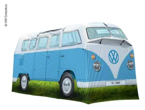 Camping Tent VW Collection T1 Blue, Tienda Familiar para 4 personas