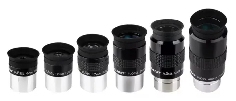 Ocular Svbony 1,25″ (PLOSSL) PL Ocular telescópico 6/12/17/25/32/40 mm Diseño de 4 elementos Campo de visión de 48 grados SV131