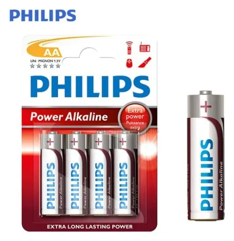 Pilas Alcalinas Philips LR6 AA