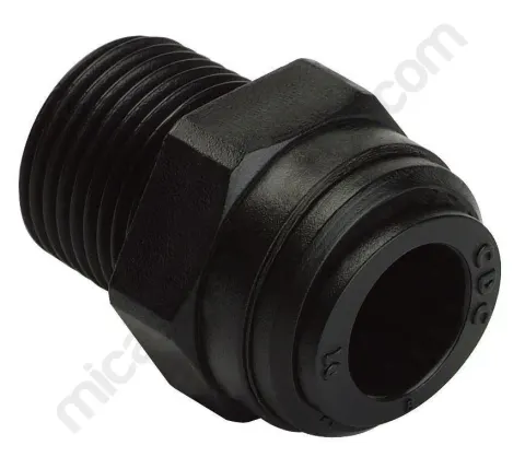 Adaptador 12 mm JG a rosca macho 1/2”