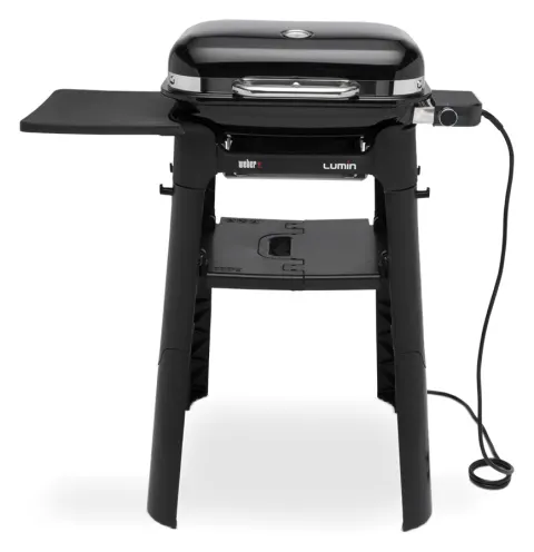 Weber Lumin Compact Black barbacoa eléctrica de pie