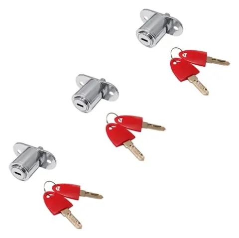 Kit 3 x Bombin Fiamma cerradura con 6 llaves de seguridad Safe Door