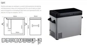 Refrigerador con compresor FMT Fridge Q65