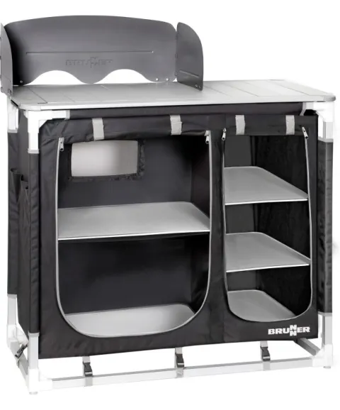 Mueble cocina con fregadero plegable integrado Square Brunner