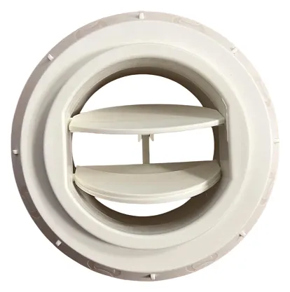 Difusor de aire Ø 60 regulable y orientable Blanco