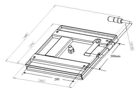 Gire la consola Universal para el asiento de SportsCraft (sin Tüv)