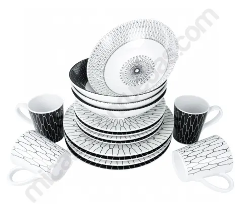 Vajilla 16 piezas WHITE