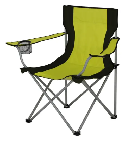 Silla para camping plegable Lausanne con portavasos
