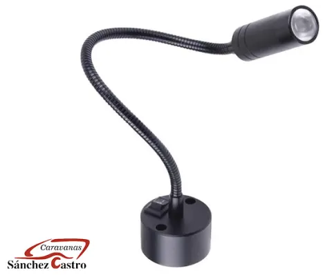 Spot LED Flexible Carbest Negro