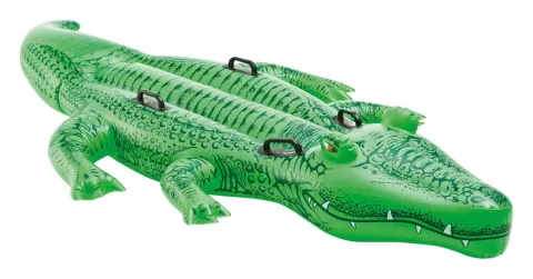 Cocodrilo hinchable para la playa o la piscina | Colchonetas y figuras hinchables originales online en Distria