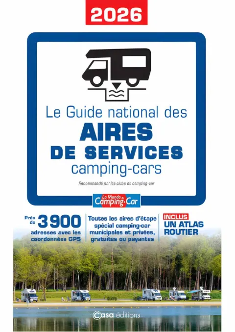 Guía nacional de áreas de servicio para autocaravanas 2026