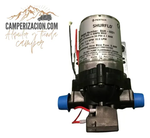 Bomba de presión 12v Shurflo – 10 Litros