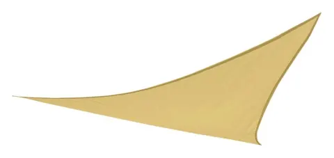 Toldo vela triangular aktive garden color crema