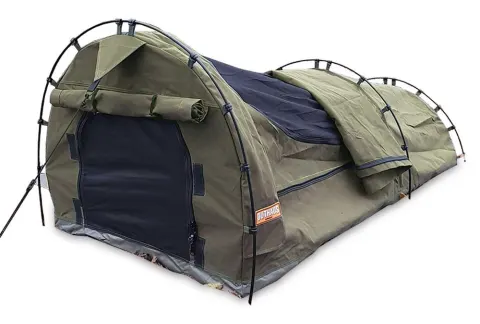 Outhaus Swag Rockhampton 900 – Tienda de campaña túnel individual verde bosque