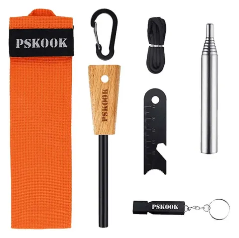 PSKOOK Ferro rod whistle kit – Ferrocerio soplador silbato