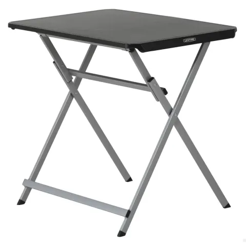 Mesa auxiliar plegable negra Lifetime
