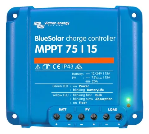 Controlador De Carga Solar Mppt Blue Solar 75/15 (12/24v-15a)