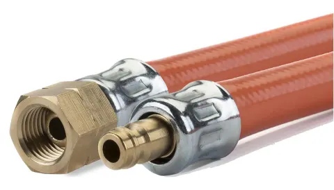 Obelink 1/4″ izquierda x manguera de gas PVC cierre rápido – 1,5 m