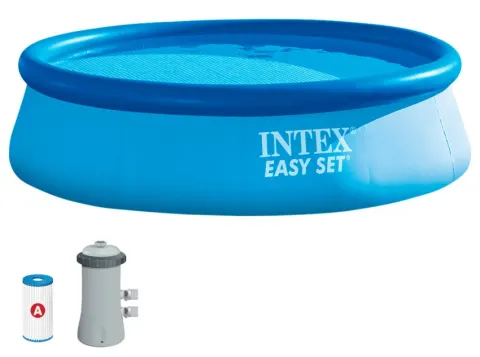 Piscina hinchable circular intex easy set 3,6 metros