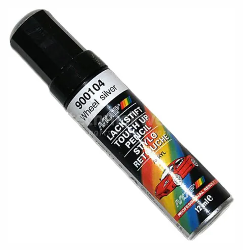 Motip rotulador de pintura plateada de 12 ml