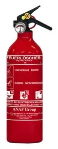 Extintor 1Kg ABC con indicador de presión