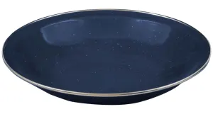 Highlander de lujo Enamel Soup plato azul marino talla única
