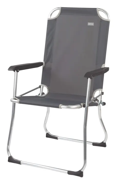 Silla plegable de aluminio fija Aktive Camping