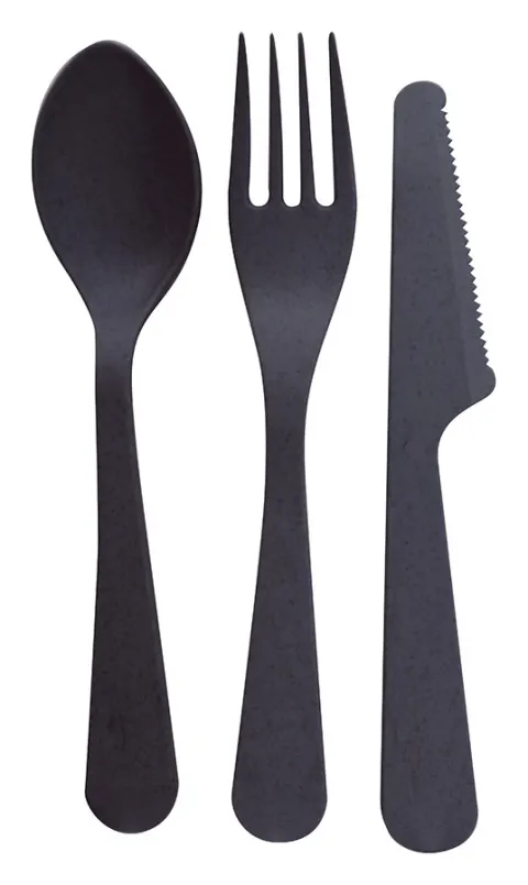 Point-Virgule PLA juego de cubiertos de 3 piezas – Dark Grey