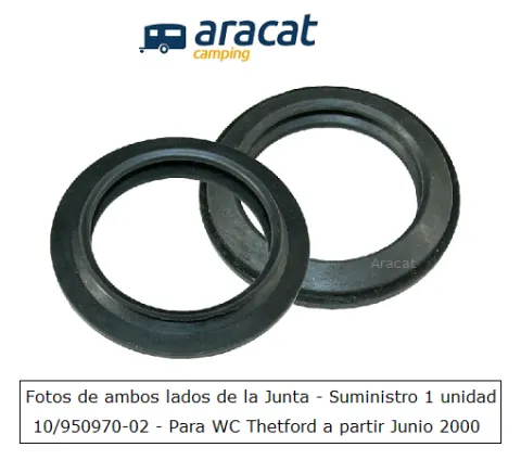 Junta WC Thetford posterior 06/2000