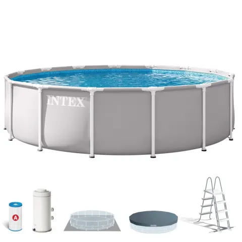 Piscina desmontable redonda prism frame 4,5 metros con depuradora