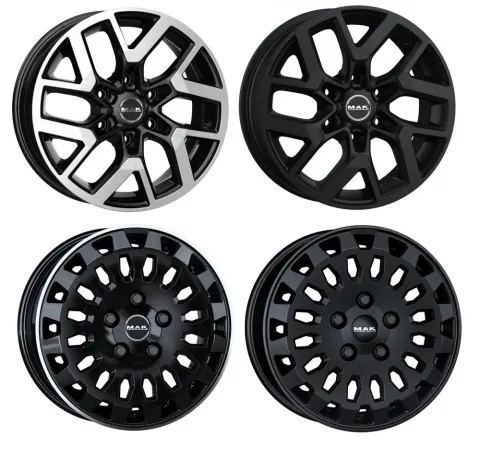 Llantas MAK 17¨para Autocaravana/ Camper Ford Transit desde 2024 6X120 (Varias Opciones)