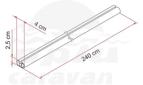 Fiamma Fixing-bar Pro L