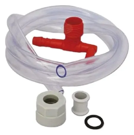 Conector para caldera con válvula anti-retorno.