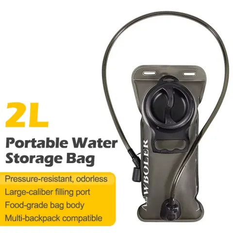 1.5L 2L 3L vejiga de agua depósito de agua paquete de hidratación bolsa de almacenamiento libre plegable Camping correr chaleco de hidratación mochila