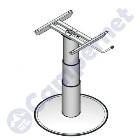 Pie de mesa plegable telescópico