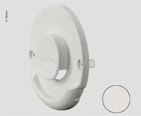 Parte De Chimenea Exterior Blanco Para Juego De Chimenea De Pared Zr 80