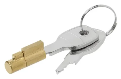 Cerradura con llave para enganche de remolque