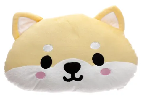 Cojín decorativo de peluche con forma de perro